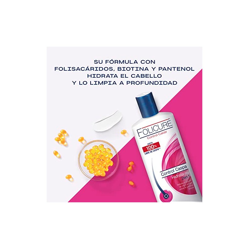 Folicure Shampoo 2en1 Hidratante 350ml
