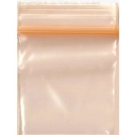 1000-2" x 2" 2020 Small Zipper Lock Baggies Craft Resealable Plastic Baggy 2 Mil Zipper Poly Bags (10 packs containing 100 bags each) (Orange)