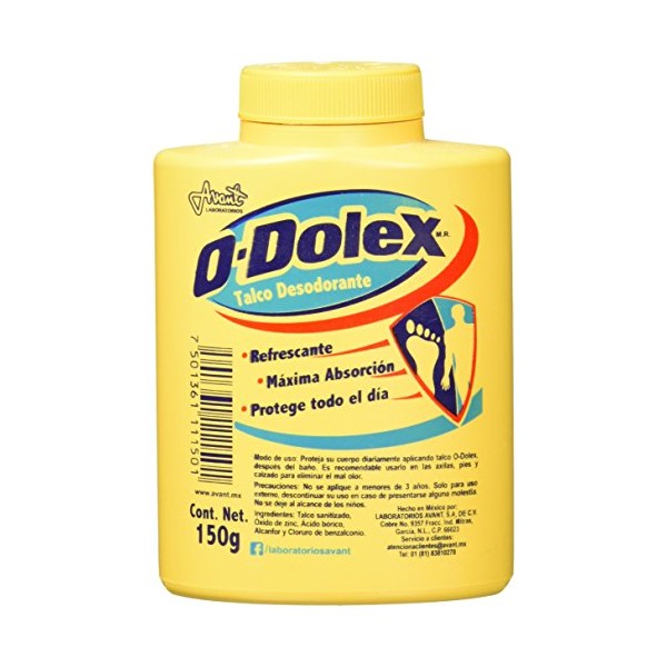 Odolex Deodorant Talcum Powder (Talco Desodorante) 150g