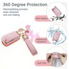 Key fob Cover with Keychain keyshell Ring case, Pink, for