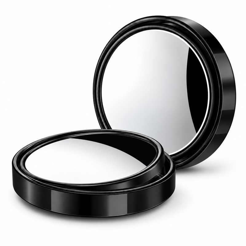 Round Blind Spot Mirrors for Car Side-View Assistance – Compact