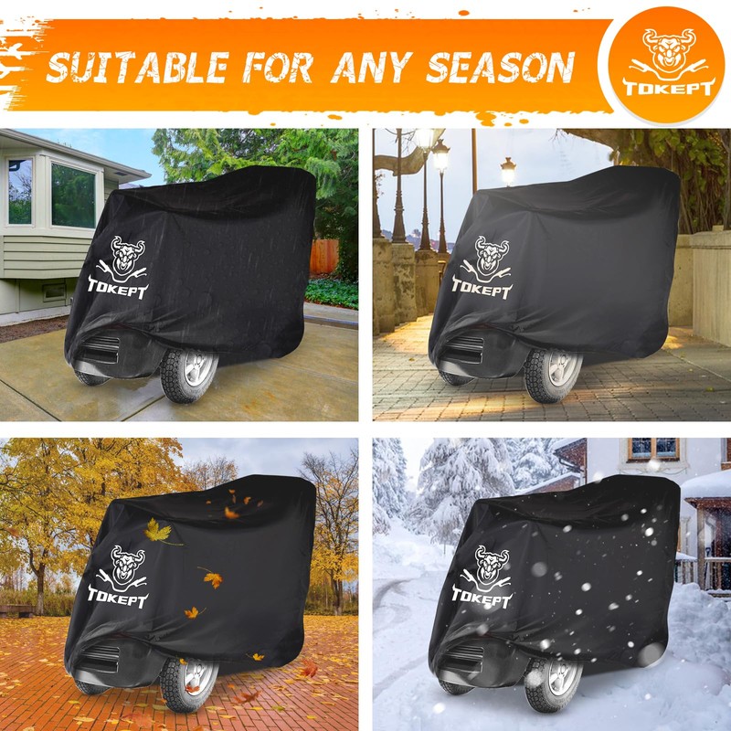 Tokept Mobility Scooter Cover, Heavy Duty 420D Oxford Fabric Electric