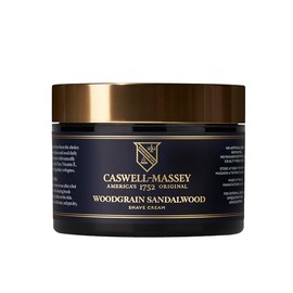 Caswell-Massey Sandalwood Shave Cream Jar, 8 Ounce