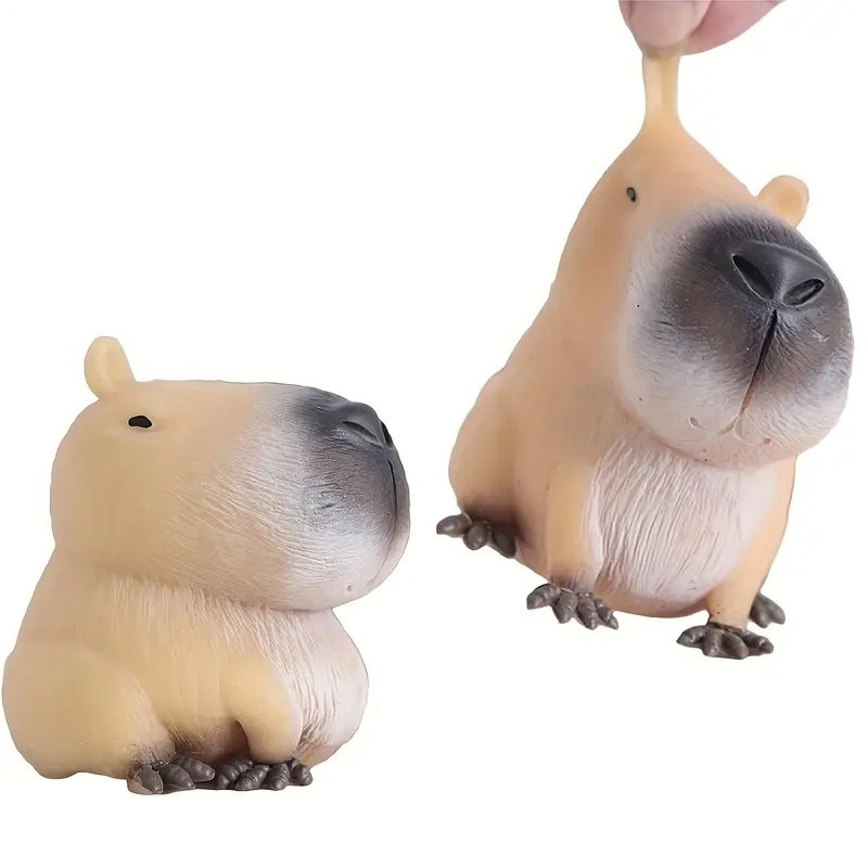 3 Pcs Capybara Squishy Toy for Squeezing & Fidgeting –