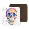 Coaster Skull Coasters Watercolour Art Gift Work Office Dining Tea