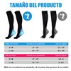 4 Pares de Calcetines de Compresión Mujer y Hombre, Medias