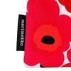 Marimekko Pouch 47198 KAIKA 001 Red x White [MINI UNIKKO: