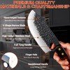 ANLJNCC Meat Cleaver Knife for Meat Cutting with Sheath, Professional