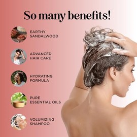 Best Hair Loss Shampoo Potent Hair Loss Fighting Formula 100% Natural Topical Regrowth Treatment Restores Hair Stops Hair Shedding Contains Biotin Ros