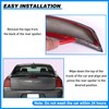 Collect Light Glossy Black Rear Spoiler Wing for 2011-2023 Chrysler