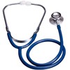 Novamedic Classic Blue Dual Head Stethoscope, 22-inch, Adult Size Stethoscope