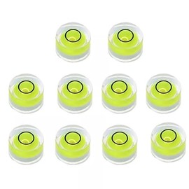 10PCS Precision Round Bubble Level Mini Spirit Level DIY Measuring Tool Kit (20x9mm)