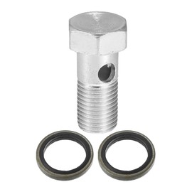 A ABSOPRO Car Brake Line Adaptor 1.46 Inch Length M14 x 1.5 Hollow Screw