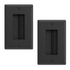 Iwillink Brush Wall Plate (2 Pack), Cable Pass Through Insert
