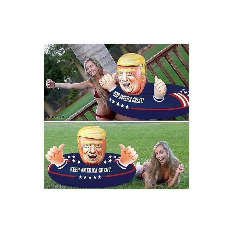 NINOSTAR Keep America Great! Huge Hit Pool Float for Summer