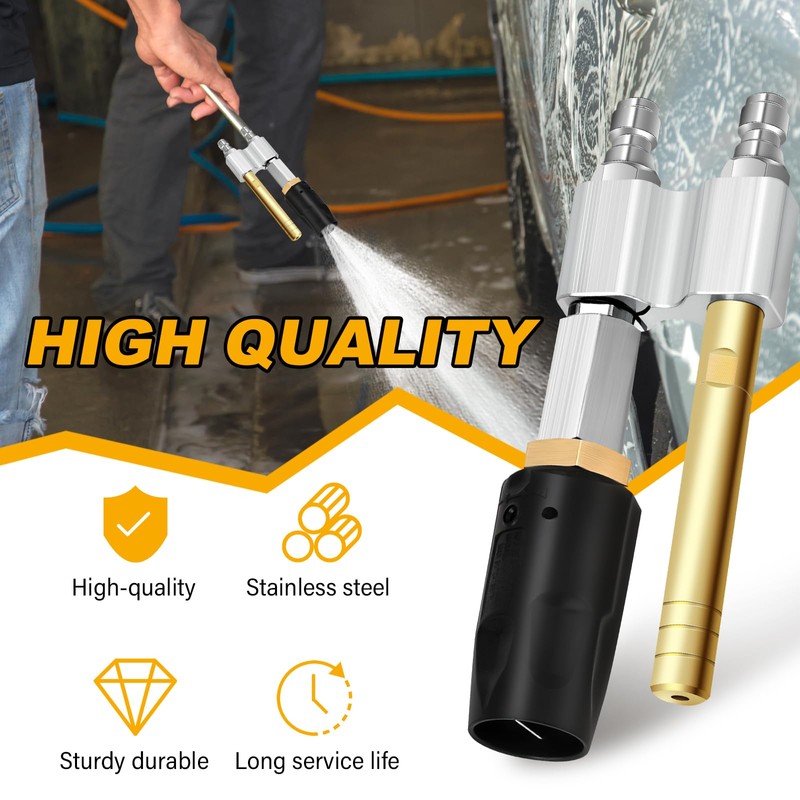 GlamChi M5 Twist Nozzle - 2 in 1 Adjustable Downstream