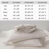 meadow park 100% Washed French Linen Sheet Set-Queen Size-Natural Linen-4