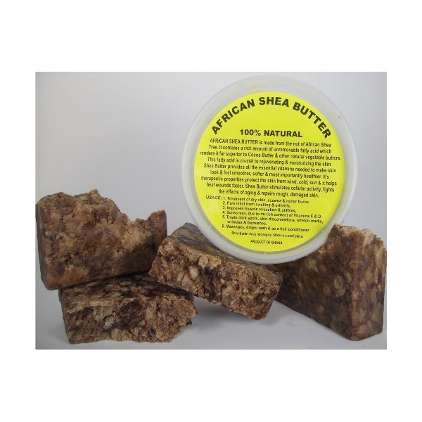 Raw African Ivory Shea Butter And Black Soap From Ghana