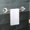 JiePai Suction Cup Towel Bar 16 Inch,Removable Vacuum Suction Towel