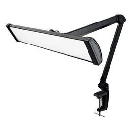 AZARPIXEL Super Bright 2,300 Lumens Powerful Professional Eye Care LED Desk Lamp, Brightness Adjustable, Task Light for Home, Beauty, Crafting, Office, Workbench (Daylight, Dimmable, Black)