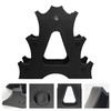 PROIRON Dumbbell Holder (Set of 6), 3-story Plastic Material