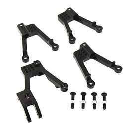 Atomik Alloy Shock Tower - RC Car Replacement Part for Axial SCX10 II - Hardened, Durable Billet 6061 Aluminum, Chassis Upgrade Part AX31380 - Black