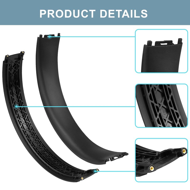 Top & Bottom Headband Rubber Replacement Cover for Beats Studio
