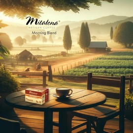 Mitalena Morning Blend Low Acid Coffee Pods - Medium Roast Organic Coffee for Keurig K-cup Coffee Maker - Enjoy Small Batch Artisan Coffee, Avoid Heartburn and Acid Reflux - 12 cups