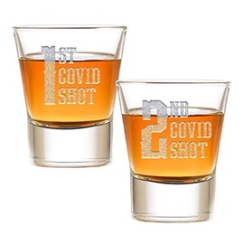 Covid Shot Glass Set Of 2