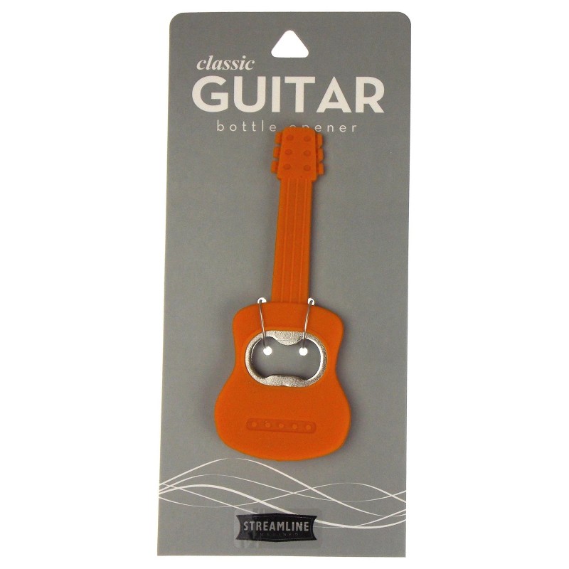 Streamline Guitar Shaped Spatula Bottle Opener Silicone Rubber Mom Kitchen