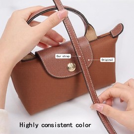 TAHAN Adjustable Leather Shoulder Strap for Mini Crossbody Bags | Replacement Handbag Strap | Detachable Purse Strap