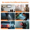 S SHUN CAN DA Magnetic LED Work Light,RechargeableFlashlight,6 Modes Portable