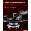Torchbeam Front Steering Knuckle & Wheel Bearing Hub Assembly Compatible
