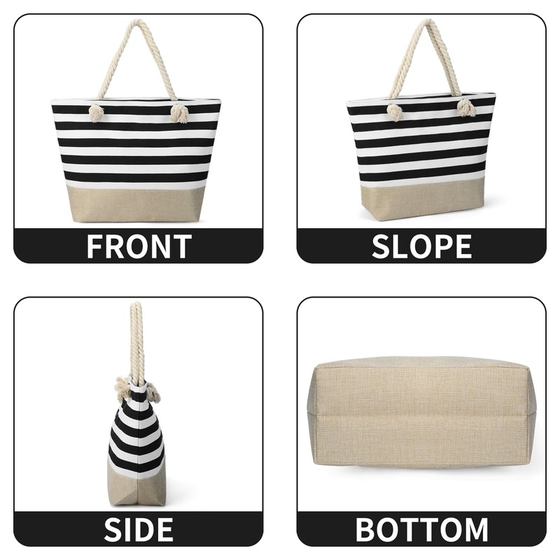 NEOOEN Beach Bags for Women, Large Waterproof Beach Tote Bag