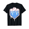 Baseball Drip Boy Ice Cream Sprinkle Youth Baseball Birthday T-Shirt