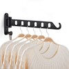 ZUIMENG Wall Clothes Rack, Foldable, 180° Rotating Clothes Hook, Clothes