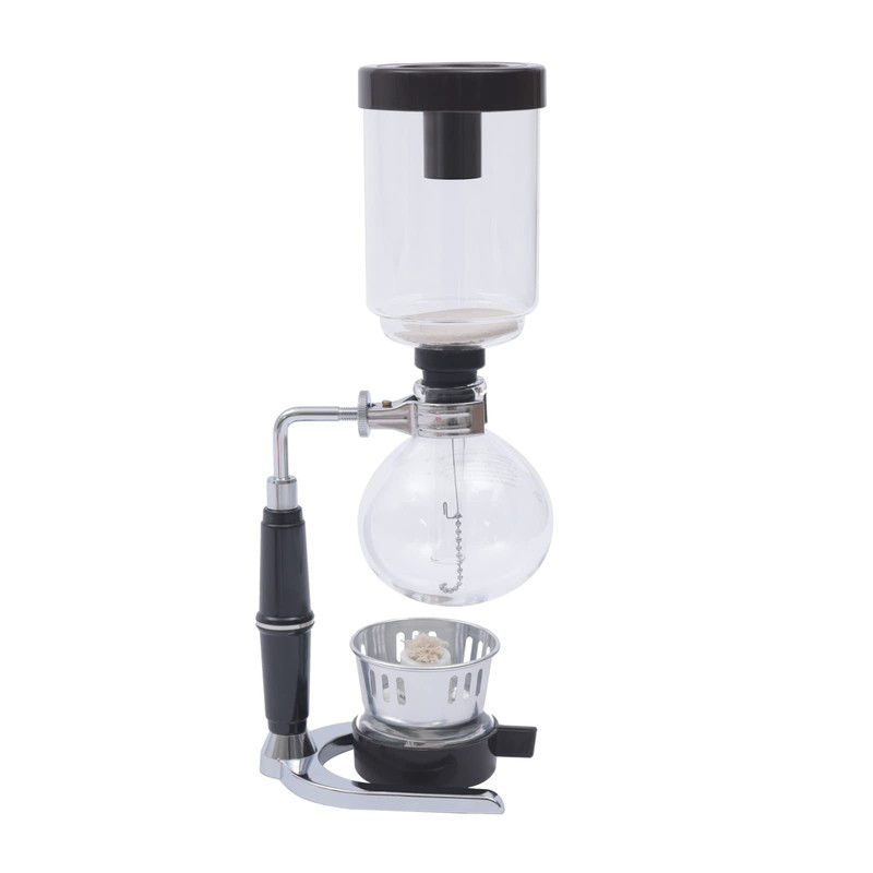 DUTTIETY Glass Siphon Coffee Maker, 360ml Tabletop Glass Siphon Pot
