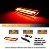 TurningMax Smoked Lens Full LED Bumper Reflector Lights Compatible With