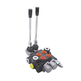 findmall Hydraulic Valve Hydraulic Directional Control Valve Double Acting Valve 6 Spool 11 GPM 3600 PSI SAE Ports for Small Tractors Tractors Loaders Log Splitters