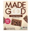 Cuadrados crujentes, chispas de chocolate, 6 barras, 0,78 oz (22