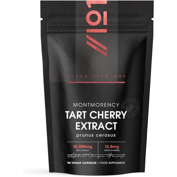 Montmorency Cherry Capsules 15,000mg - 90 Vegan Capsules - High
