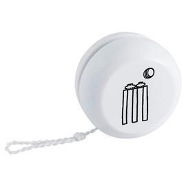 'Cricket Wickets & Ball' Retro Style Yo-Yo (YY00013073)