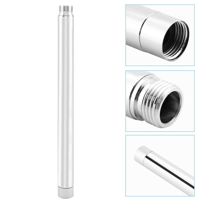 Fdit Extensión de Brazo de Ducha Tubo Extensor de Acero