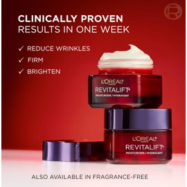 L'Oreal Paris Revitalift Triple Power Anti-Aging Face Moisturizer, Pro Retinol, Hyaluronic Acid & Vitamin C, Reduce Wrinkles 2.55 Oz
