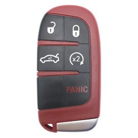 J-ACCES Key Fob Case Shell Fit for Jeep Grand Cherokee Dodge Challenger Charger Dart Durango Journey Chrysler 300