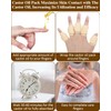 Uwbettry 10pcs Castor Oil Pack Wrap for Fingers, Reusable Castor