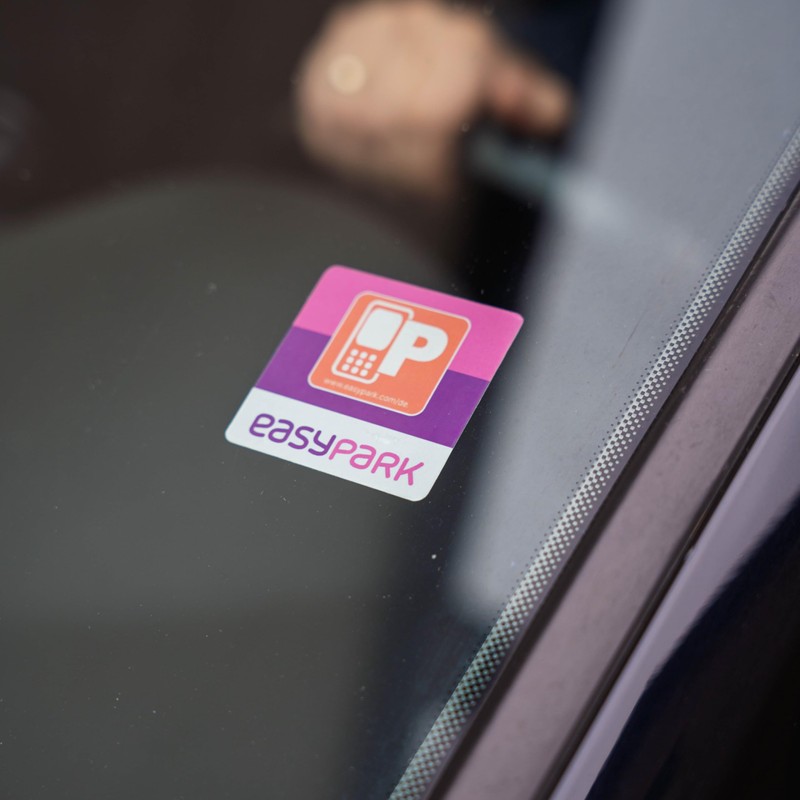 Generisch EASYPARK Easy Park Hinterglasaufkleber C Parkvignette Sticker Auto Aufkleber