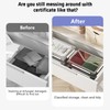 Marte Vanci Plastic Storage Bin with Lid Portable Project Case