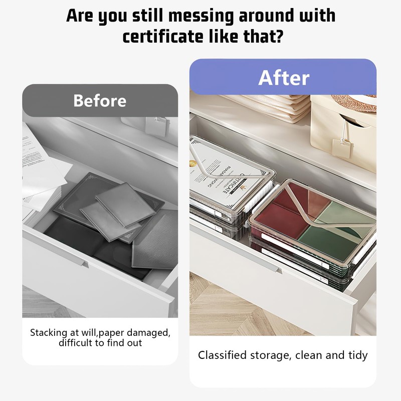 Marte Vanci Plastic Storage Bin with Lid Portable Project Case