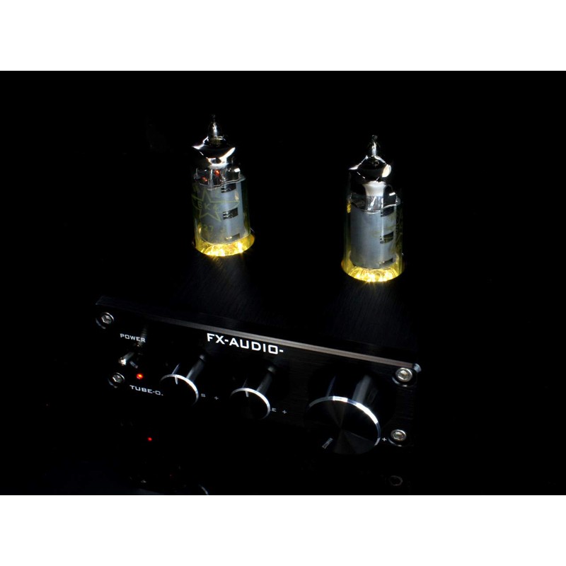 FX-AUDIO- TUBE-03J+ [Black] Vacuum Tube Hybrid Preamp with Tone Control